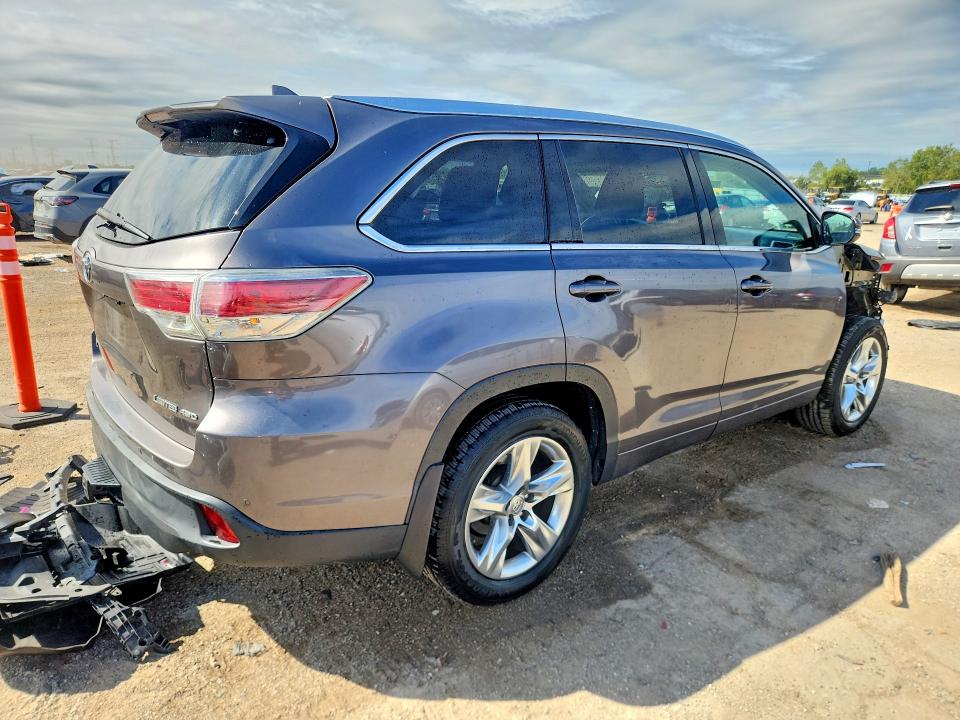 2015 Toyota Highlander მანქანა იყიდება აუქციონზე, vin: 5TDDKRFH7FS166079, აუქციონის ნომერი: 69234316