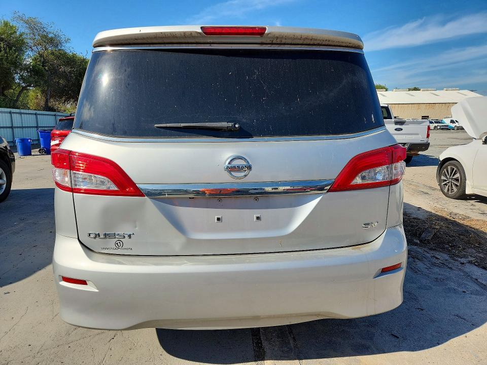 2013 Nissan Quest მანქანა იყიდება აუქციონზე, vin: JN8AE2KP6D9071706, აუქციონის ნომერი: 70237746