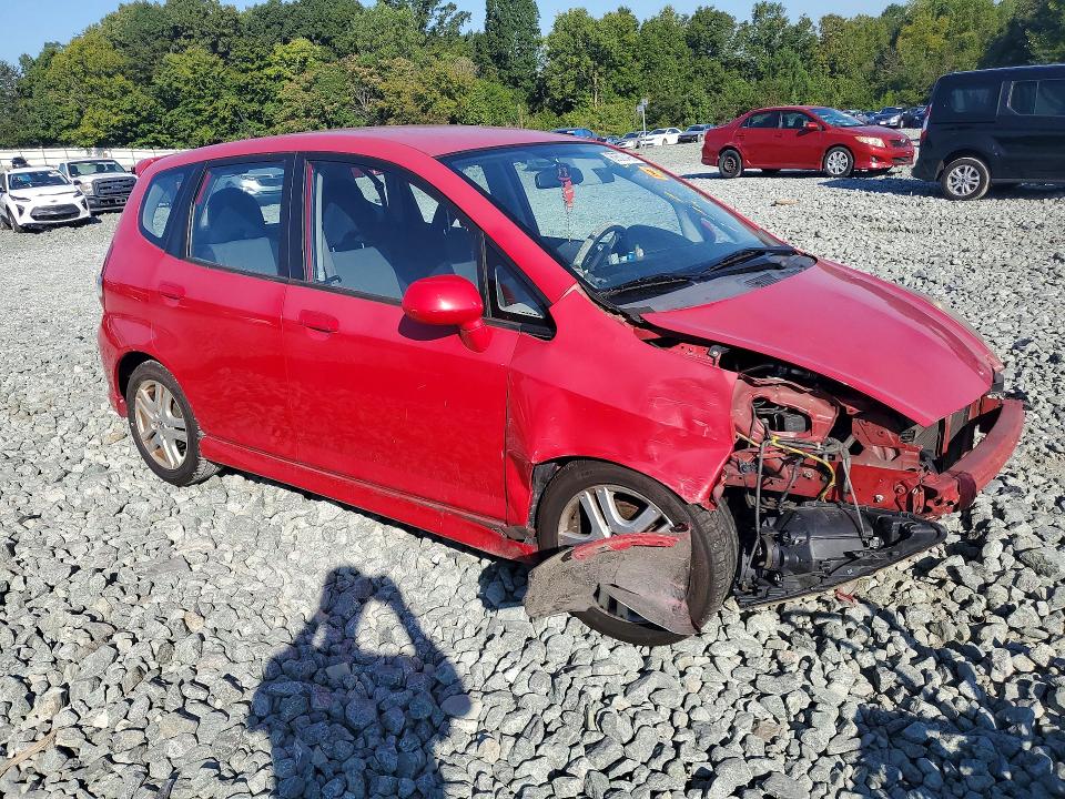 2007 Honda Fit მანქანა იყიდება აუქციონზე, vin: JHMGD38627S058122, აუქციონის ნომერი: 69500406