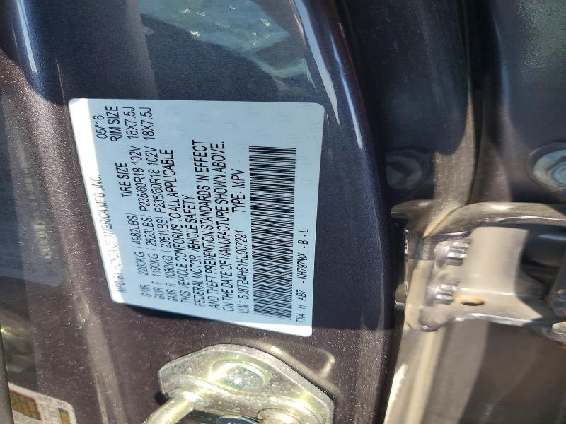 68238956 :رقم المزاد ، 5J8TB4H51HL007291 vin ، 2017 Acura Rdx مزاد بيع