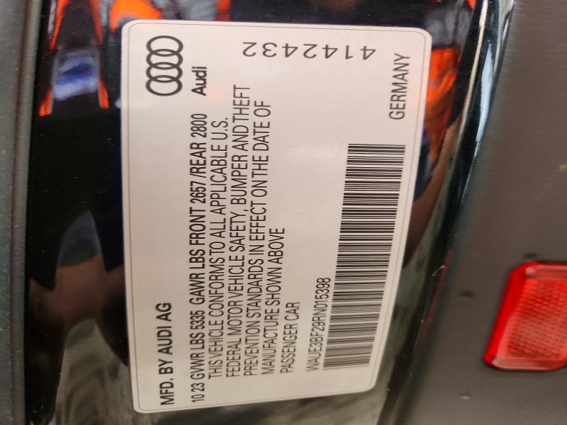 Aukcja sprzedaży 2024 Audi A6, vin: WAUE3BF29RN015398, numer aukcji: 69784136