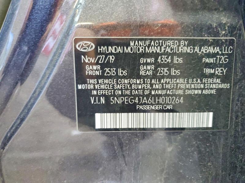 Продажа на аукционе авто 2020 Hyundai Sonata, vin: 5NPEG4JA6LH010264, номер лота: 68211376