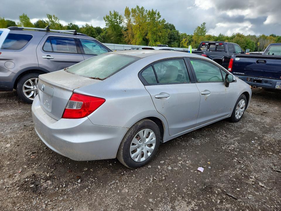 Продаж на аукціоні авто 2012 Honda Civic, vin: 2HGFB2F59CH306621, номер лоту: 70717026