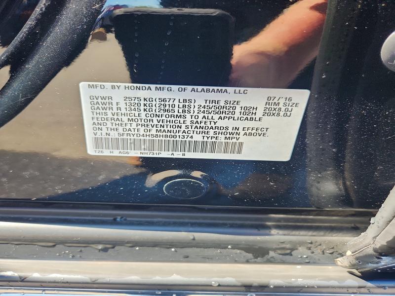 Aukcja sprzedaży 2017 Acura Mdx, vin: 5FRYD4H58HB001374, numer aukcji: 66977676