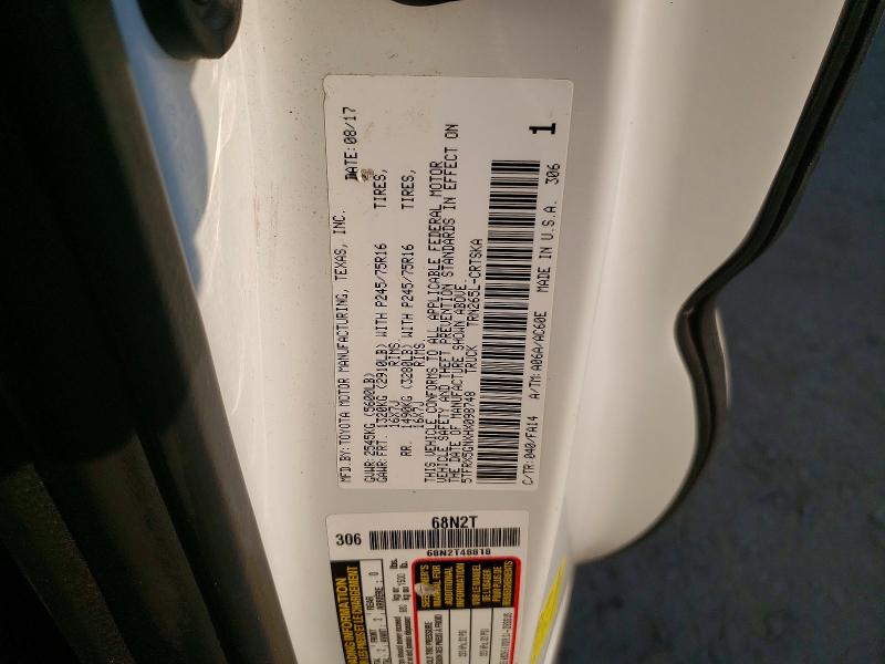 Продаж на аукціоні авто 2017 Toyota Tacoma, vin: 5TFRX5GNXHX098748, номер лоту: 68645516