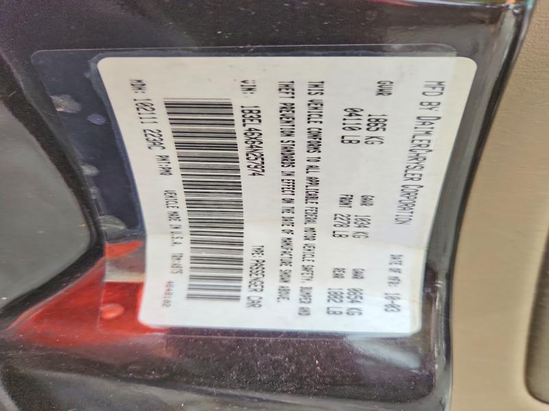 69516976 :رقم المزاد ، 1B3EL46X64N257974 vin ، 2004 Dodge Stratus مزاد بيع