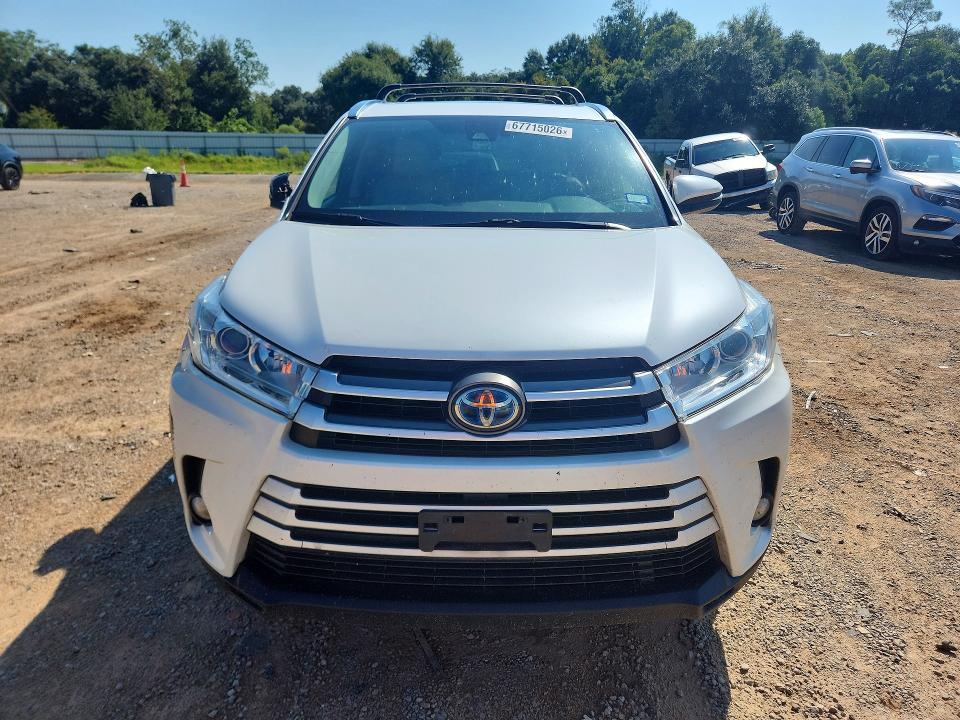Aukcja sprzedaży 2017 Toyota Highlander Hybrid, vin: 5TDJGRFH9HS034285, numer aukcji: 67715026
