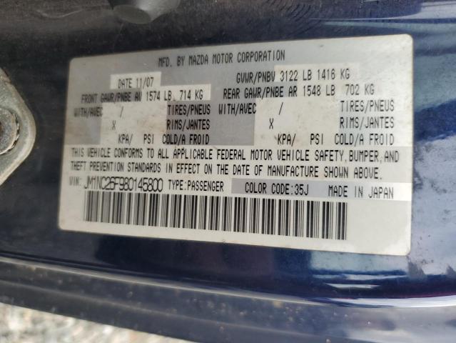 Продаж на аукціоні авто 2008 Mazda Mx-5 Miata, vin: JM1NC26F980145800, номер лоту: 70262736