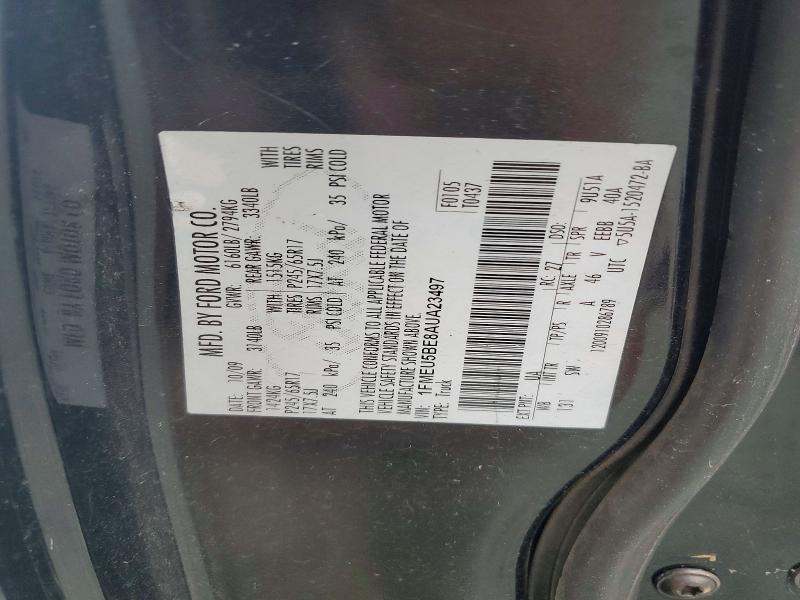 70276766 :رقم المزاد ، 1FMEU5BE8AUA23497 vin ، 2010 Ford Explorer Sport Trac مزاد بيع