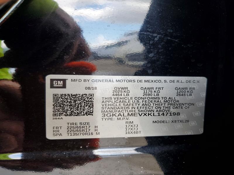2019 Gmc Terrain მანქანა იყიდება აუქციონზე, vin: 3GKALMEVXKL147198, აუქციონის ნომერი: 67481036