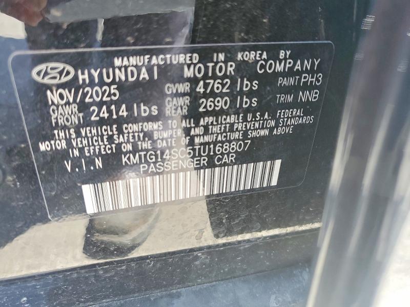 2026 Genesis G70 მანქანა იყიდება აუქციონზე, vin: KMTG14SC5TU168807, აუქციონის ნომერი: 68385096