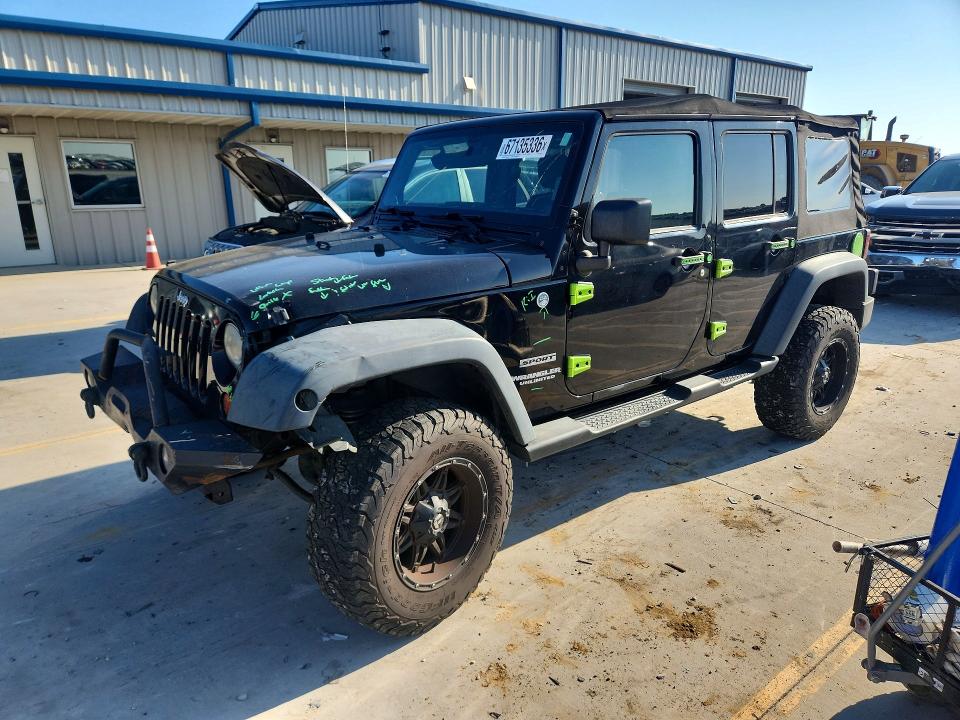 Продаж на аукціоні авто 2012 Jeep Wrangler Unlimited, vin: 1C4BJWDG9CL281654, номер лоту: 67135336