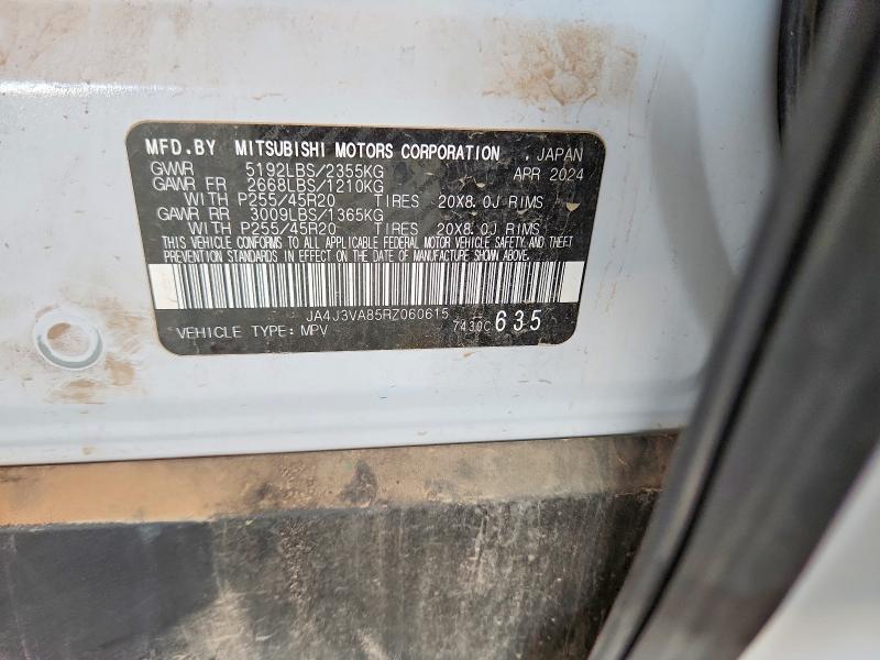 Aukcja sprzedaży 2024 Mitsubishi Outlander, vin: JA4J3VA85RZ060615, numer aukcji: 67299236