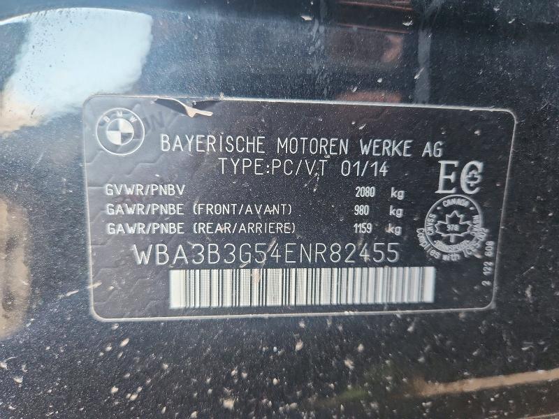 Продаж на аукціоні авто 2014 Bmw 328, vin: WBA3B3G54ENR82455, номер лоту: 68814046