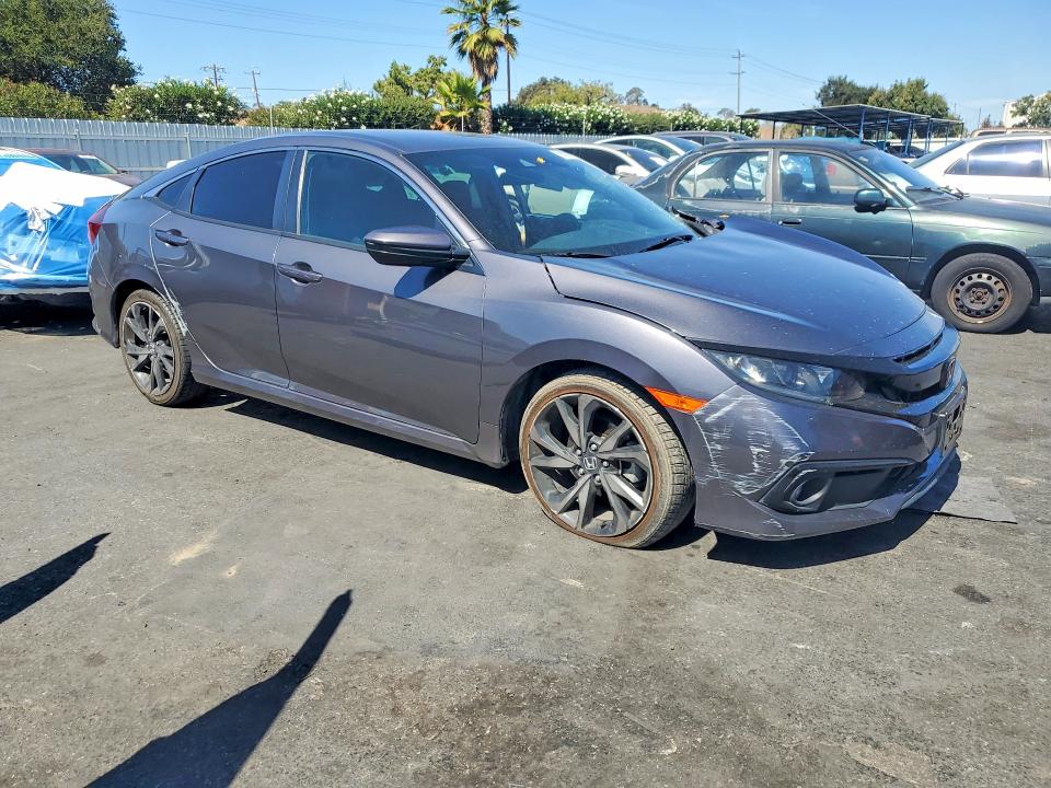 69027056 :رقم المزاد ، 2HGFC2F83KH575056 vin ، 2019 Honda Civic مزاد بيع