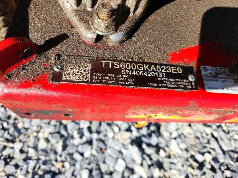 Auction sale of the 2020 Exmark Mower, vin: 406420131, lot number: 70769606