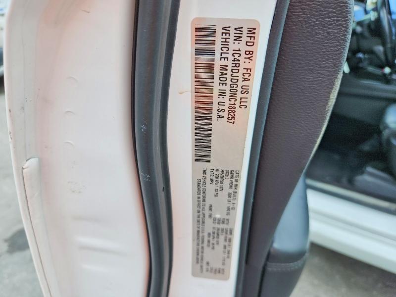 Aukcja sprzedaży 2022 Dodge Durango, vin: 1C4RDJDG0NC188257, numer aukcji: 67821906