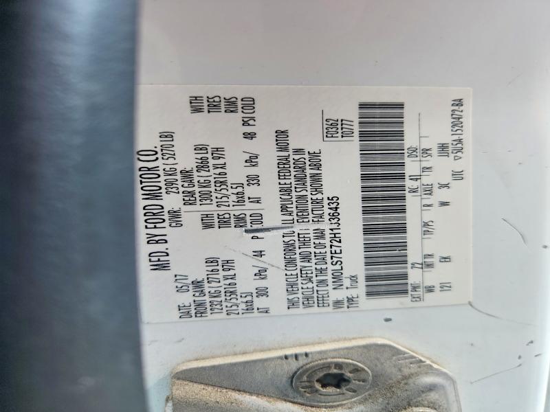 Продаж на аукціоні авто 2017 Ford Transit Connect, vin: NM0LS7E72H1336435, номер лоту: 69207526