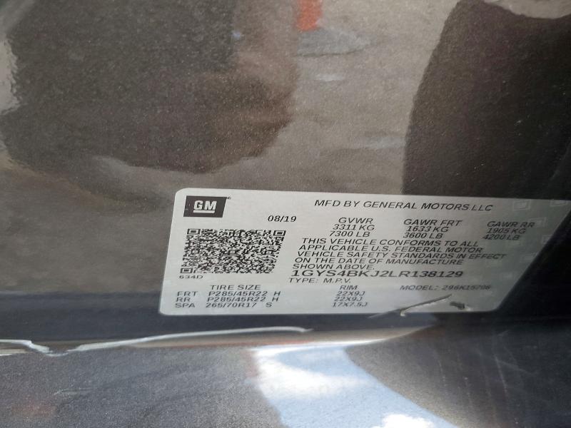 Продажа на аукционе авто 2020 Cadillac Escalade, vin: 1GYS4BKJ2LR138129, номер лота: 69824736