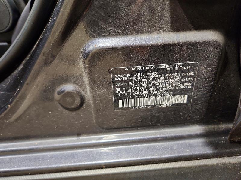 68568066 :رقم المزاد ، JF2GPAVC0E8278684 vin ، 2014 Subaru Xv Crosstrek مزاد بيع