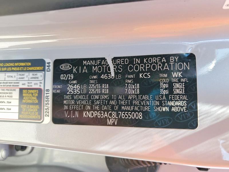Aukcja sprzedaży 2020 Kia Sportage, vin: KNDP63AC8L7655008, numer aukcji: 68362386