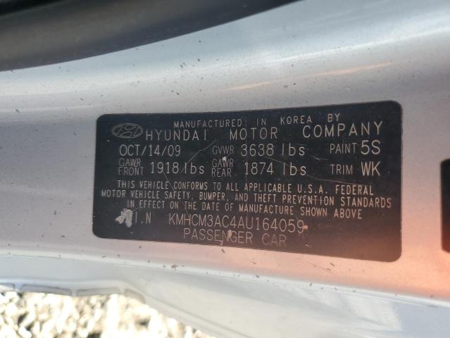 Aukcja sprzedaży 2010 Hyundai Accent, vin: KMHCM3AC4AU164059, numer aukcji: 68830616