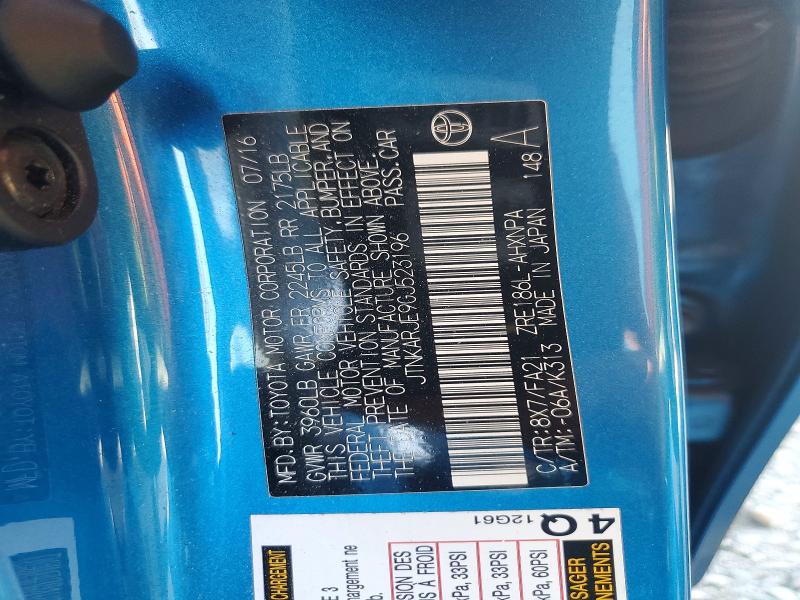 70679576 :رقم المزاد ، JTNKARJE9GJ523196 vin ، 2016 Scion Im مزاد بيع