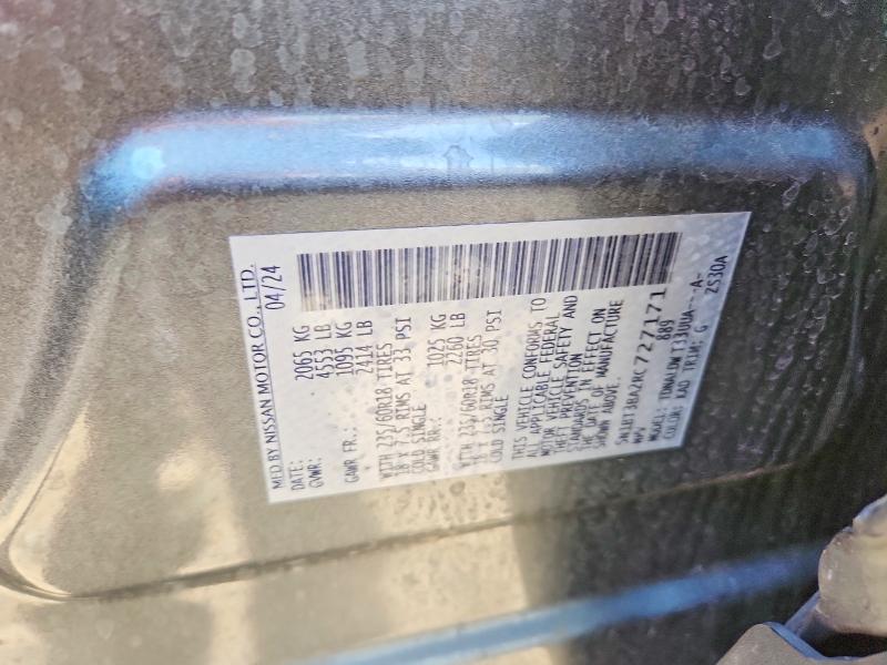 2024 Nissan Rogue მანქანა იყიდება აუქციონზე, vin: 5N1BT3BA2RC727171, აუქციონის ნომერი: 69817186