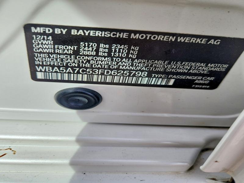 Продажа на аукционе авто 2015 Bmw 528, vin: WBA5A7C53FD625798, номер лота: 68348436