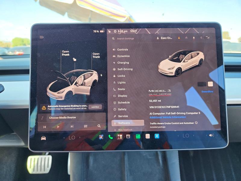 Продажа на аукционе авто 2022 Tesla Model 3, vin: 5YJ3E1EC7NF128641, номер лота: 68190986