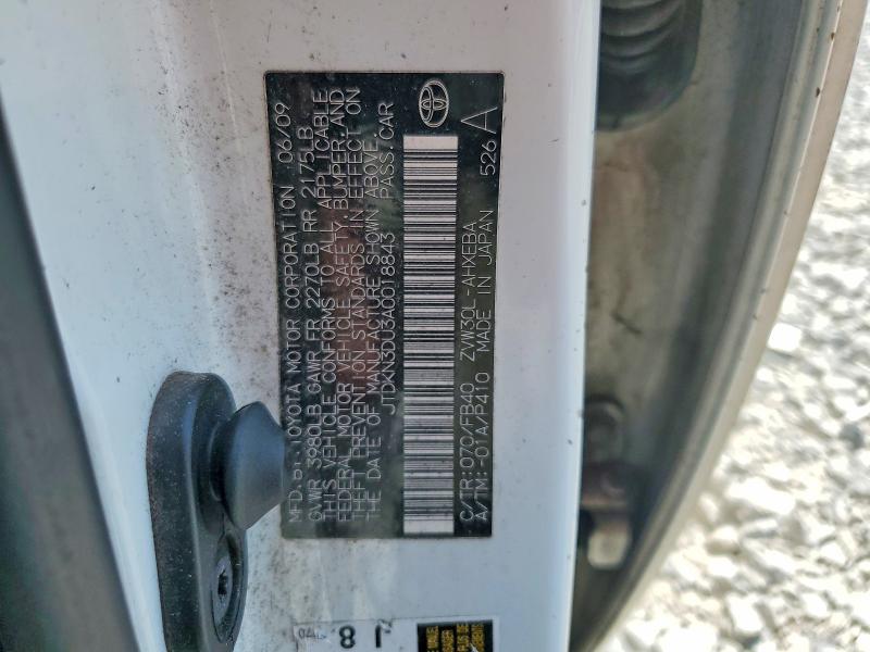 Продаж на аукціоні авто 2010 Toyota Prius, vin: JTDKN3DU3A0018843, номер лоту: 67873596