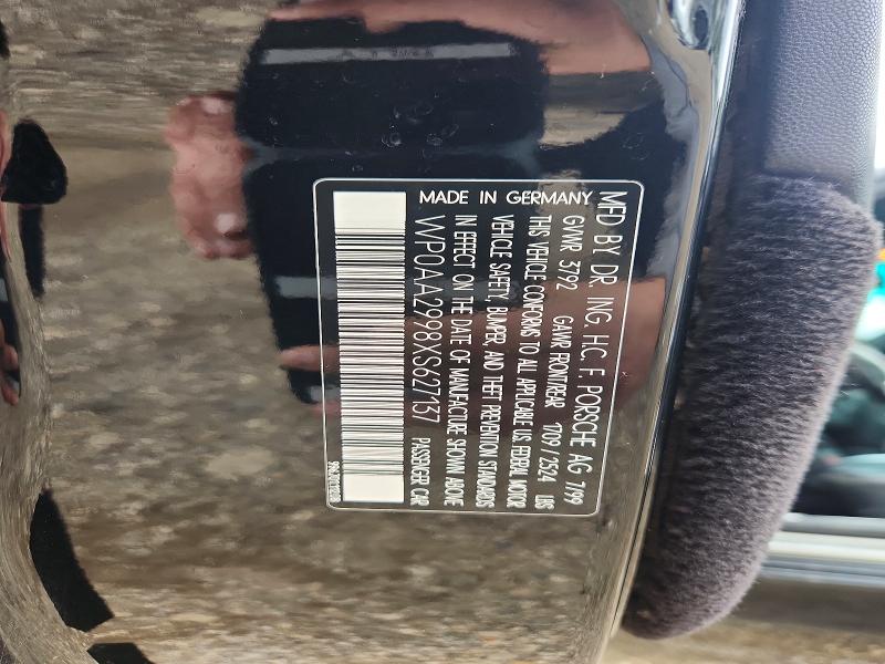 Продажа на аукционе авто 1999 Porsche 911, vin: WP0AA2998XS627137, номер лота: 70172526