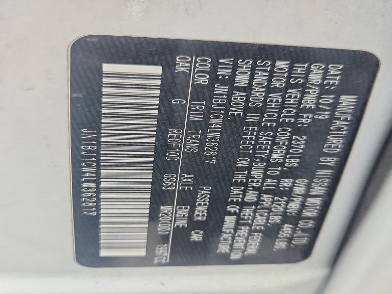 Продаж на аукціоні авто 2020 Nissan Rogue Sport, vin: JN1BJ1CW4LW362817, номер лоту: 69388806
