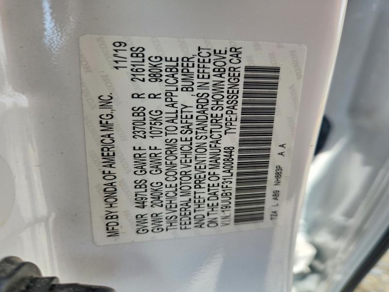 Продажа на аукционе авто 2020 Acura Tlx, vin: 19UUB1F31LA008448, номер лота: 67955996