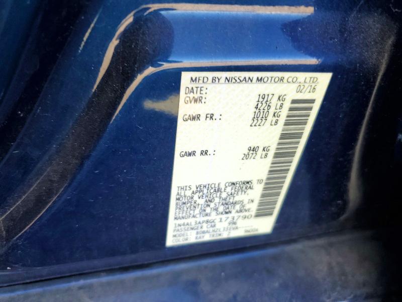 2016 Nissan Altima მანქანა იყიდება აუქციონზე, vin: 1N4AL3AP8GC173790, აუქციონის ნომერი: 70422206