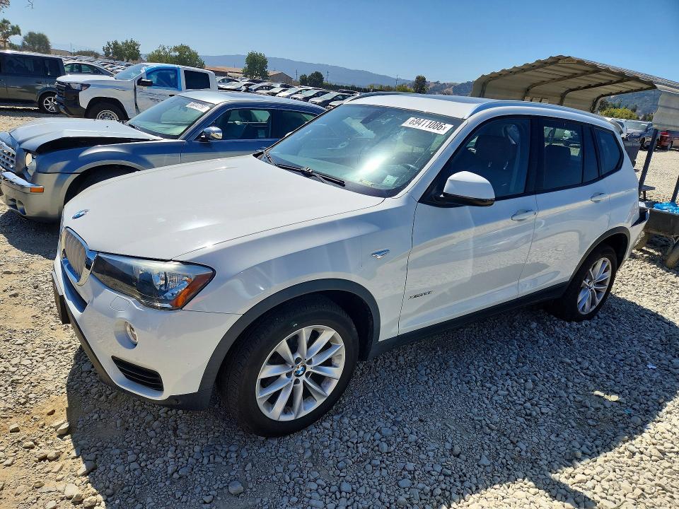 2017 Bmw X3 მანქანა იყიდება აუქციონზე, vin: 5UXWX9C56H0T09709, აუქციონის ნომერი: 69411086
