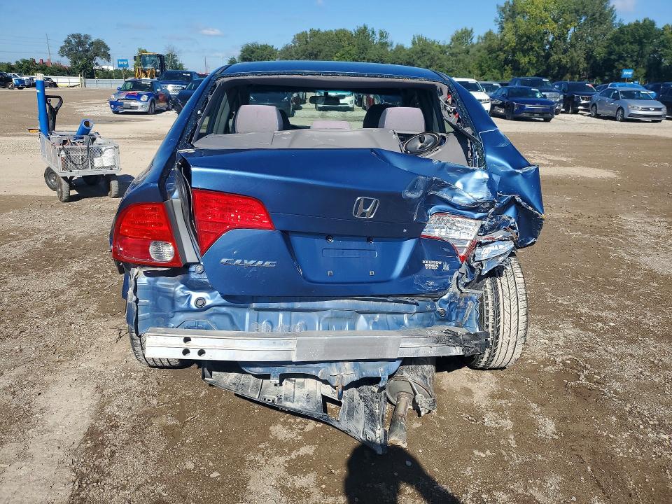 69890876 :رقم المزاد ، JHMFA16516S003100 vin ، 2006 Honda Civic مزاد بيع