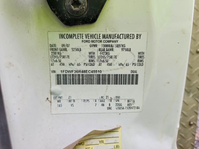 Aukcja sprzedaży 2008 Ford F350, vin: 1FDWF36R48EC45510, numer aukcji: 69738046