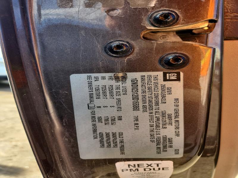 70897676 :رقم المزاد ، 1GNDV23128D166860 vin ، 2008 Chevrolet Uplander مزاد بيع