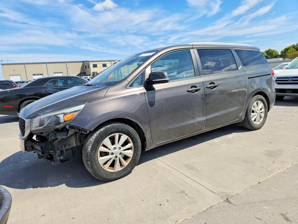 2016 Kia Sedona მანქანა იყიდება აუქციონზე, vin: KNDMB5C17G6172465, აუქციონის ნომერი: 70167636