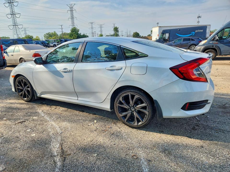 67791896 :رقم المزاد ، 2HGFC2F83MH504426 vin ، 2021 Honda Civic مزاد بيع