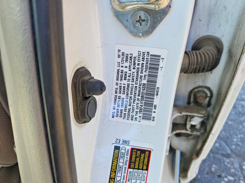 68759256 :رقم المزاد ، 19XFA1F55BE014339 vin ، 2011 Honda Civic مزاد بيع