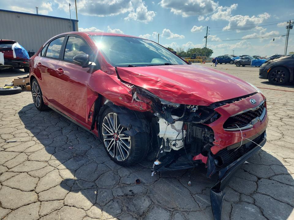 67360376 :رقم المزاد ، 3KPF44AC7ME273903 vin ، 2021 Kia Forte مزاد بيع