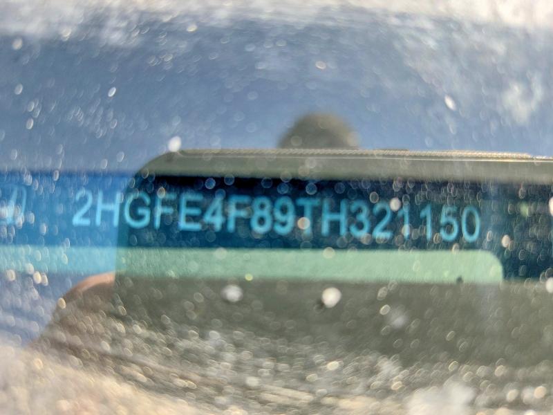 2026 Honda Civic მანქანა იყიდება აუქციონზე, vin: 2HGFE4F89TH321150, აუქციონის ნომერი: 68698066