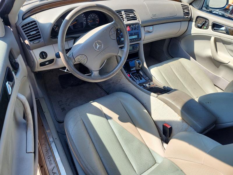 2003 Mercedes-benz Clk მანქანა იყიდება აუქციონზე, vin: WDBLK70G63T143937, აუქციონის ნომერი: 67646486