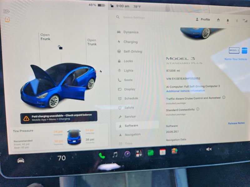 Продажа на аукционе авто 2021 Tesla Model 3, vin: 5YJ3E1EA5MF052852, номер лота: 66734386