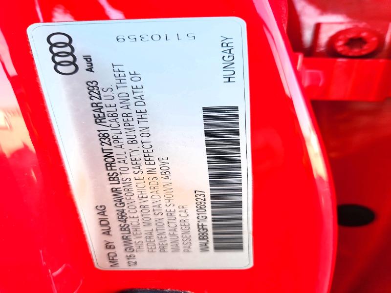 Aukcja sprzedaży 2016 Audi A3, vin: WAUB8GFF1G1069237, numer aukcji: 70325336