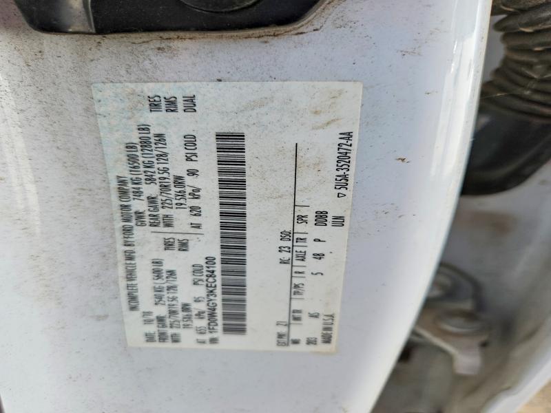 70508226 :رقم المزاد ، 1FD0W4GY3KEC84100 vin ، 2019 Ford F450 مزاد بيع