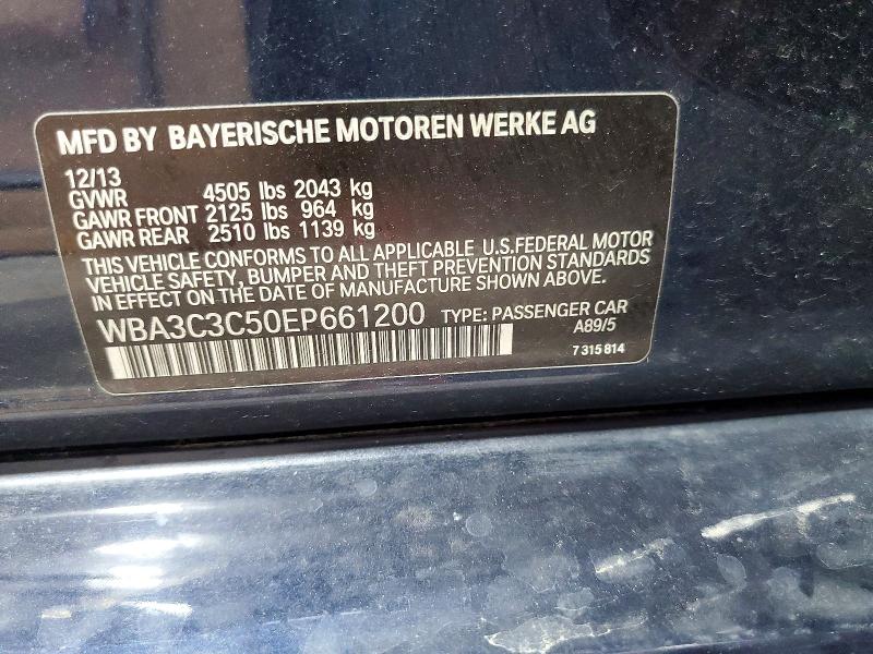 Aukcja sprzedaży 2014 Bmw 320, vin: WBA3C3C50EP661200, numer aukcji: 68152716