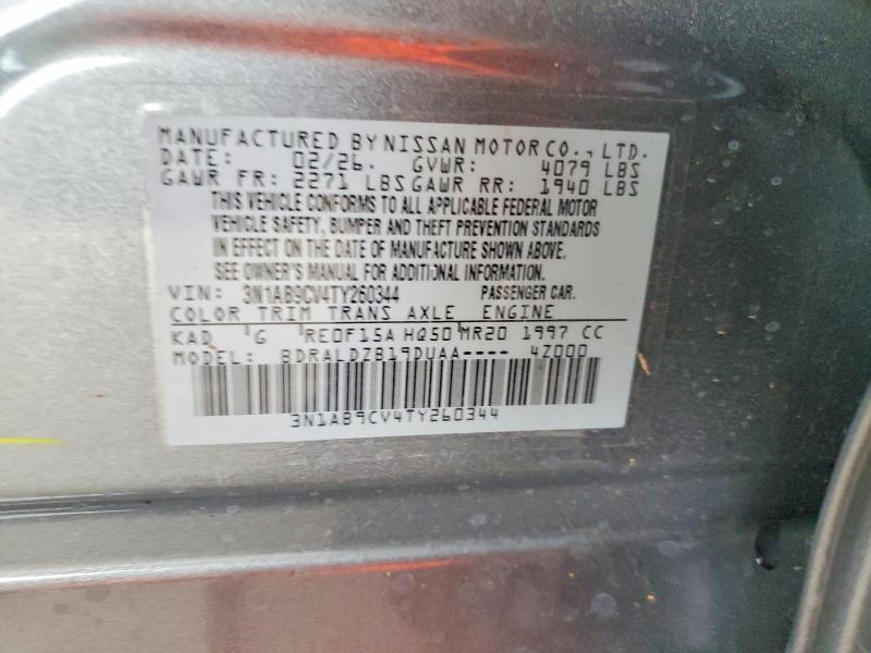 Aukcja sprzedaży 2026 Nissan Sentra, vin: 3N1AB9CV4TY260344, numer aukcji: 67657896